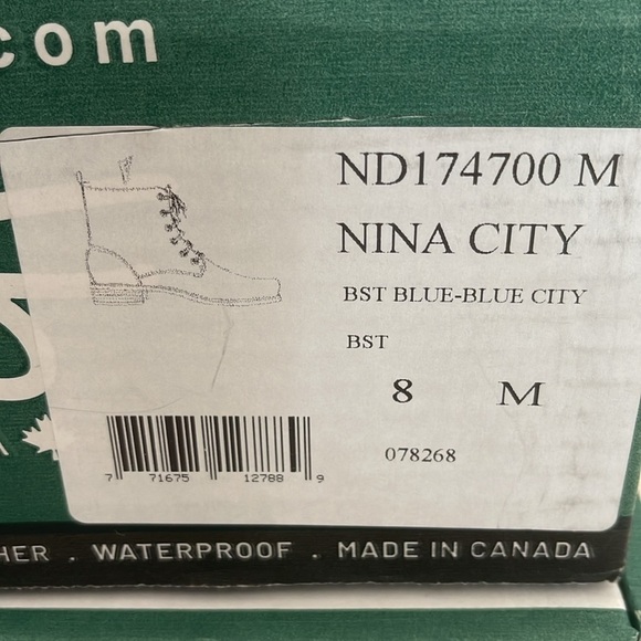 Martino NIB Women’s Nina Blue City Handmade Leather Boots Size 8 NEW - Picture 13 of 15